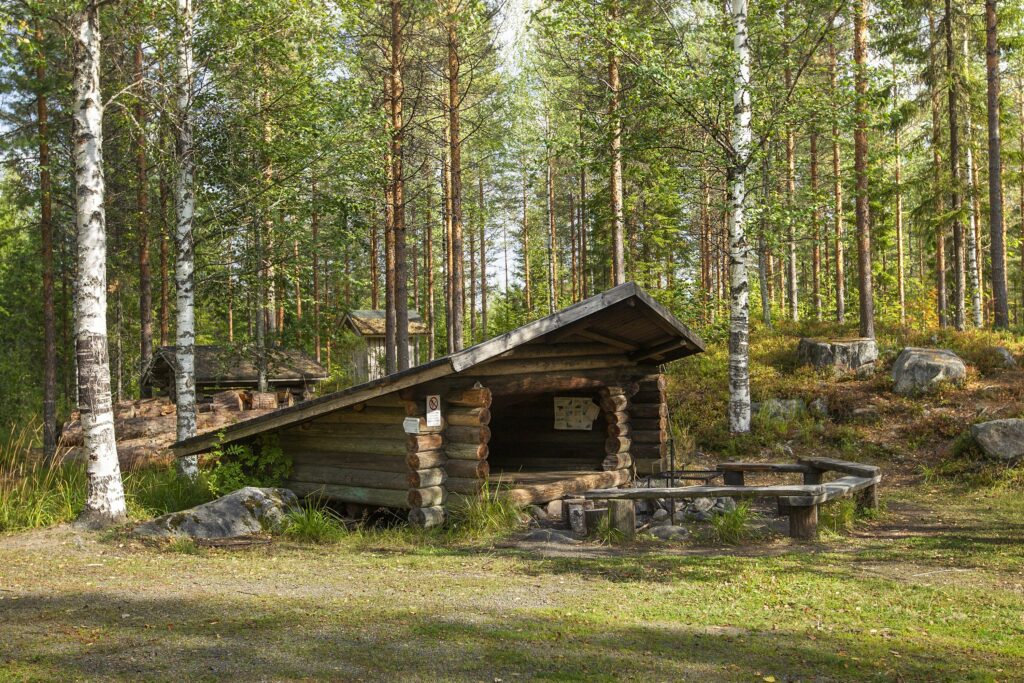 Niittylahden laavu on hyvä taukopaikka