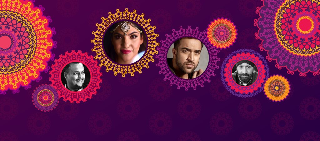 Best of Bollywood -konsertin solistit.