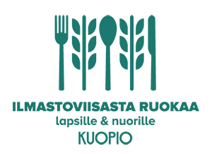 Ilmastoviisasta ruokaa lapsille ja nuorille -hankkeen logo