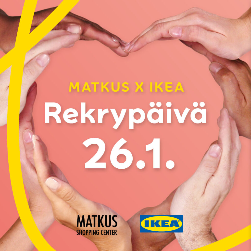 Matkus x IKEA rekrypäivä 26.1.