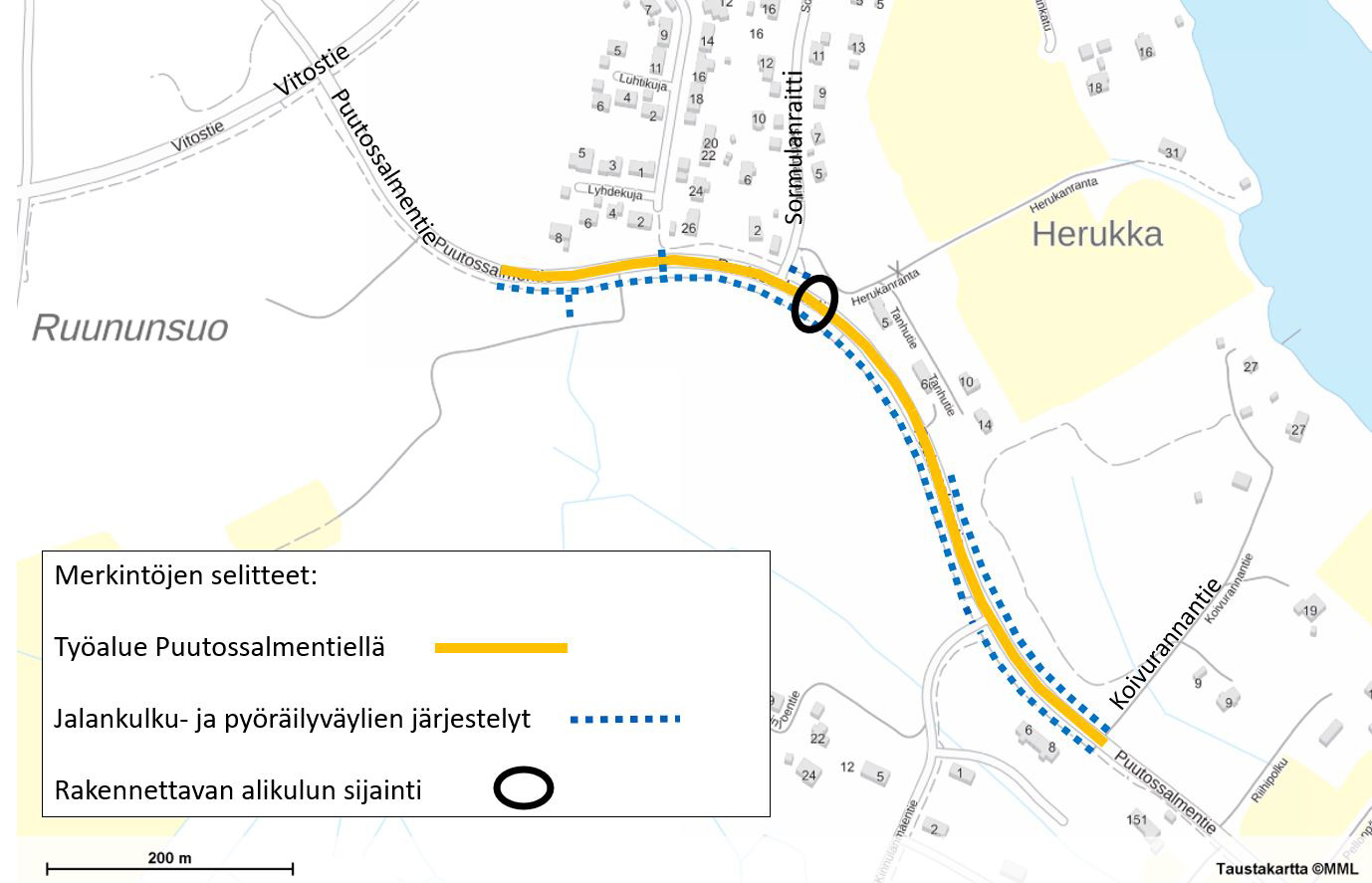 Puutossalmentien (mt 5370) parantaminen jalankulku- ja pyöräilyväylien ...